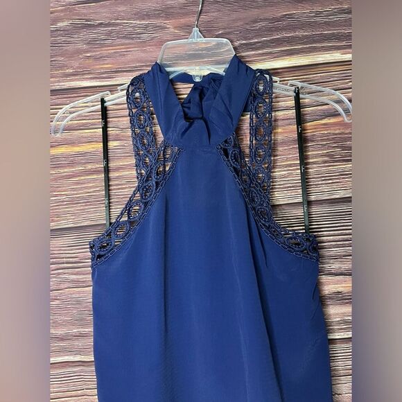 NWT Lulus Navy Blue Open Back Dress. Size X-Small. - Picture 9 of 9